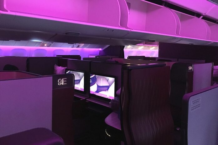 Qsuite Next Gen debutează pe A350-1000, după amânarea Boeing 777-9