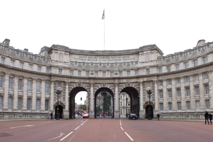 Admiralty Arch se deschide ca hotel Waldorf Astoria în toamna 2026